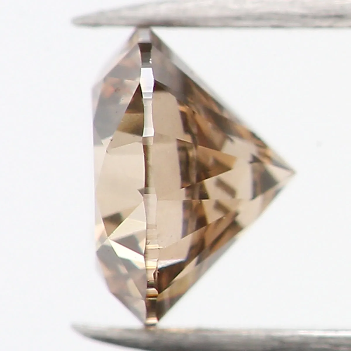 0.32 Ct Natural Loose Diamond, Brown Diamond, Round Diamond, Round Brilliant Cut Diamond, Sparkling Diamond, Rustic Diamond L838