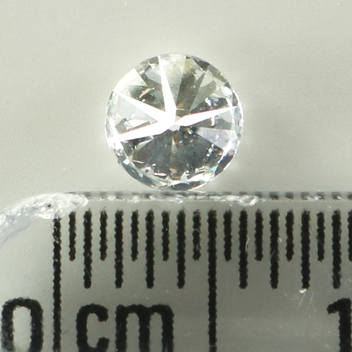 0.36 Ct Natural Loose Diamond, White Diamond, Round Diamond, Round Brilliant Cut Diamond, Sparkling Diamond, Rustic Diamond L552