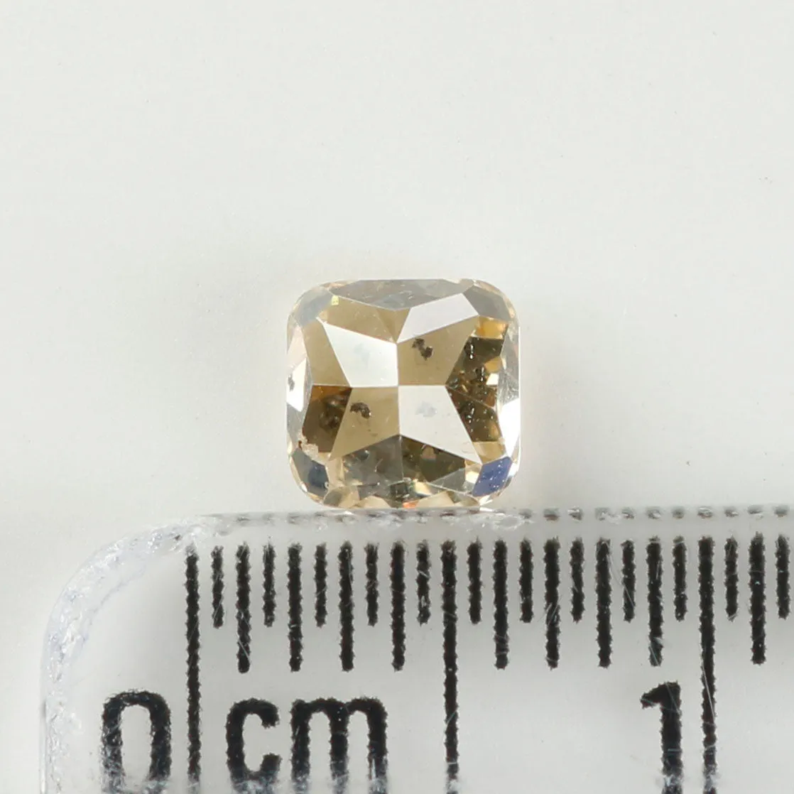 0.67 Ct Natural Loose Diamond, Cushion Diamond, Brown Diamond, Polished Diamond, Real Diamond, Rustic Diamond, Antique Diamond L