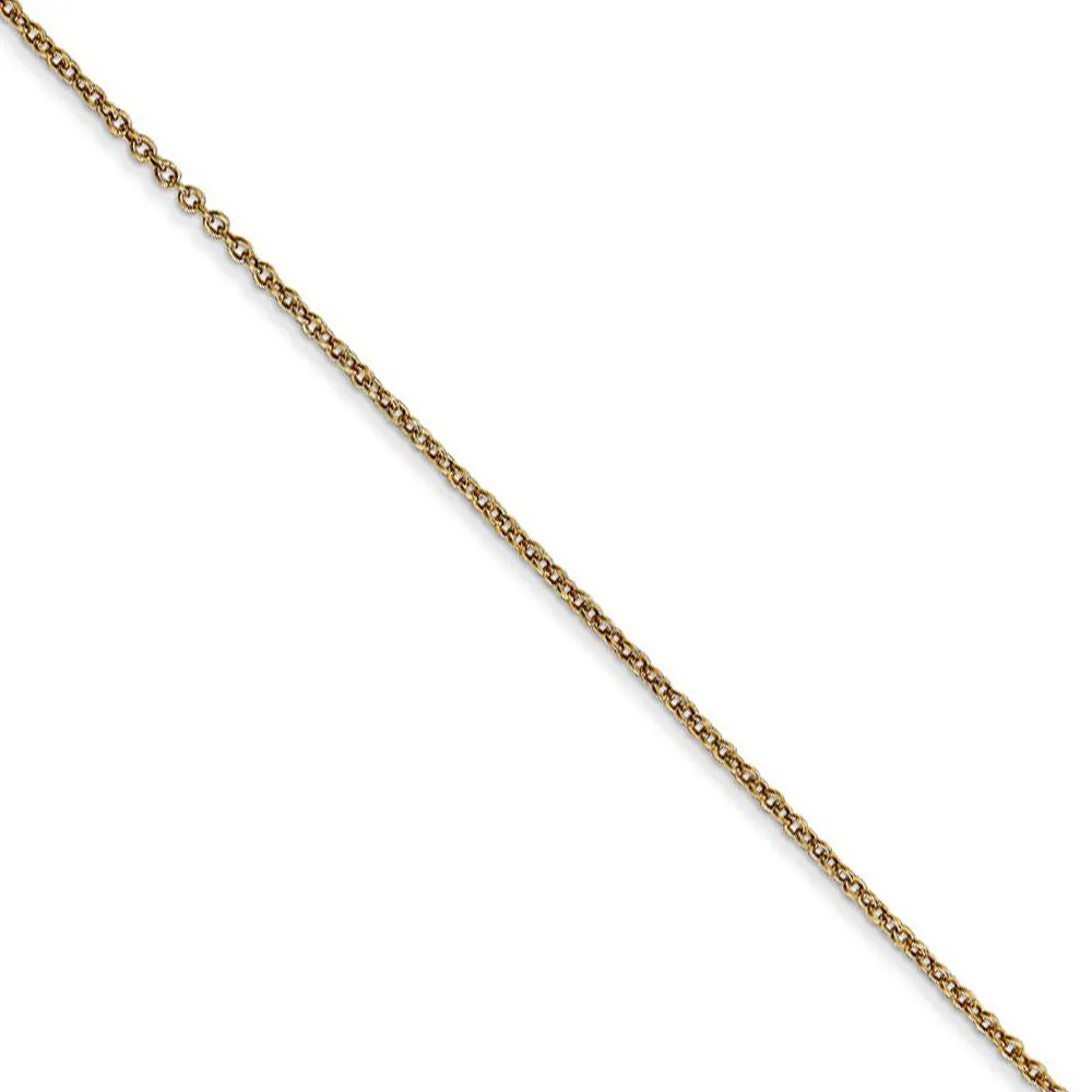 14k Yellow Gold, Alumni Small Elongated Number 73 Necklace