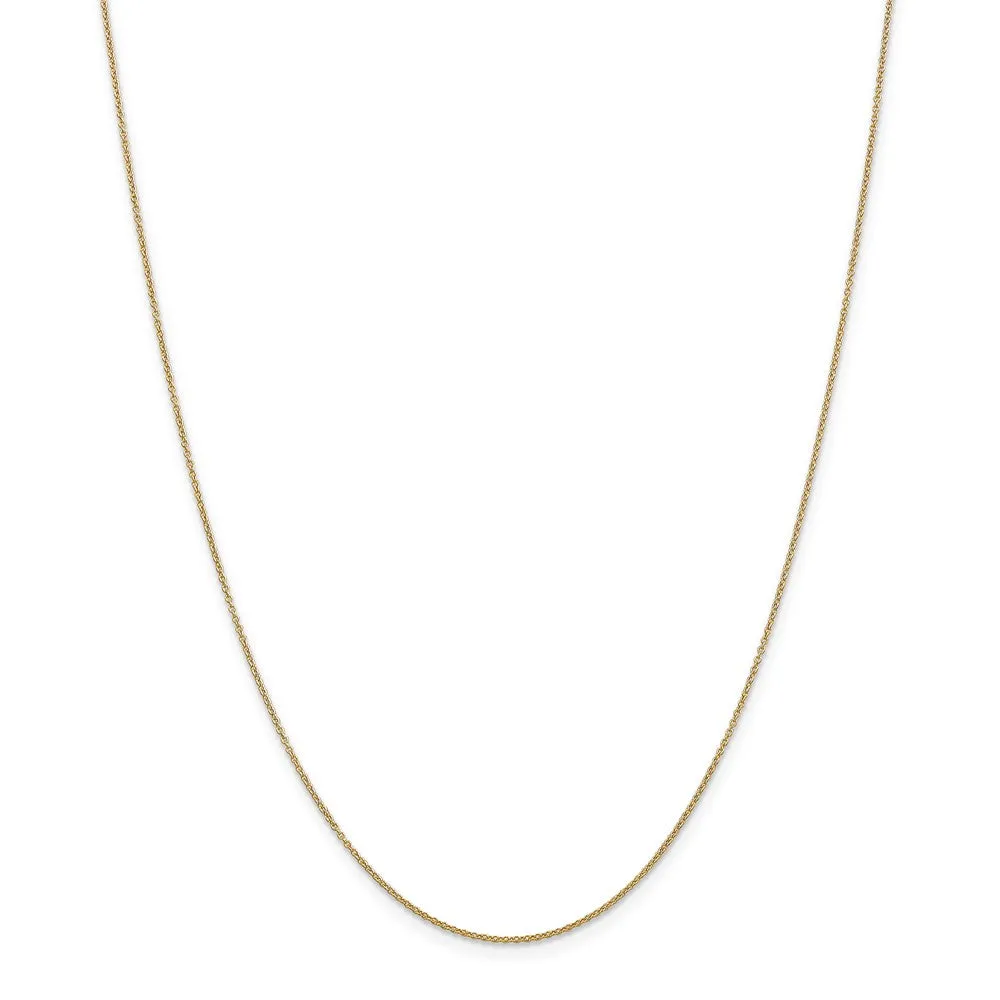 14k Yellow Gold, Alumni Small Elongated Number 73 Necklace