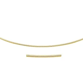 14k Yellow Gold Necklace in a Round Omega Chain Stylerx26140-18-rx26140-18