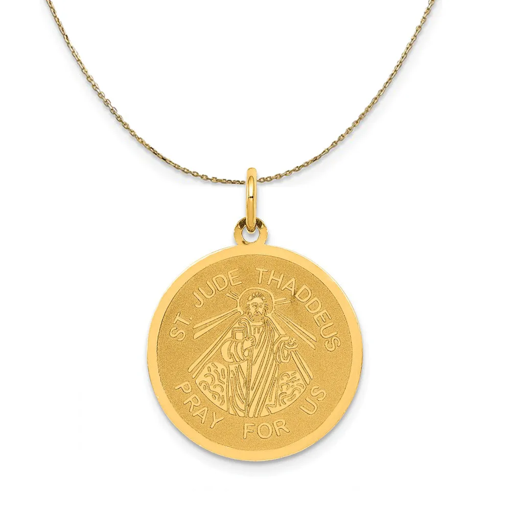 14K YELLOW GOLD SAINT JUDE THADDEUS (20M NECKLACE