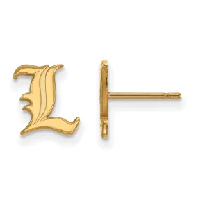 14k Yellow Gold University of Louisville XS (Tiny) Post Earrings