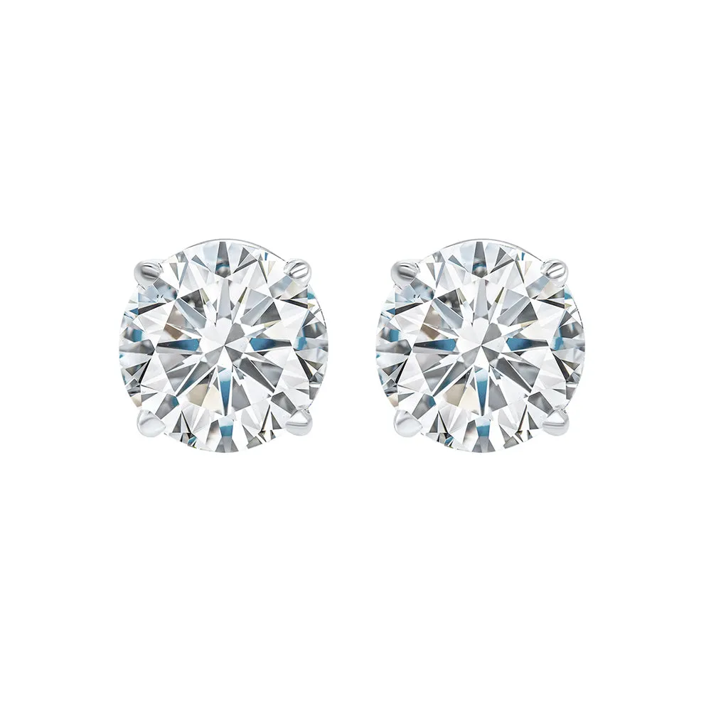 14KT WHITE GOLD DIAMOND (1 1/5CTW) EARRING