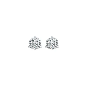 14KT WHITE GOLD DIAMOND (1/8CTW) EARRING