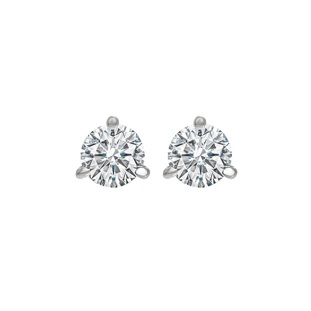 14KT WHITE GOLD DIAMOND (5/8CTW) EARRING