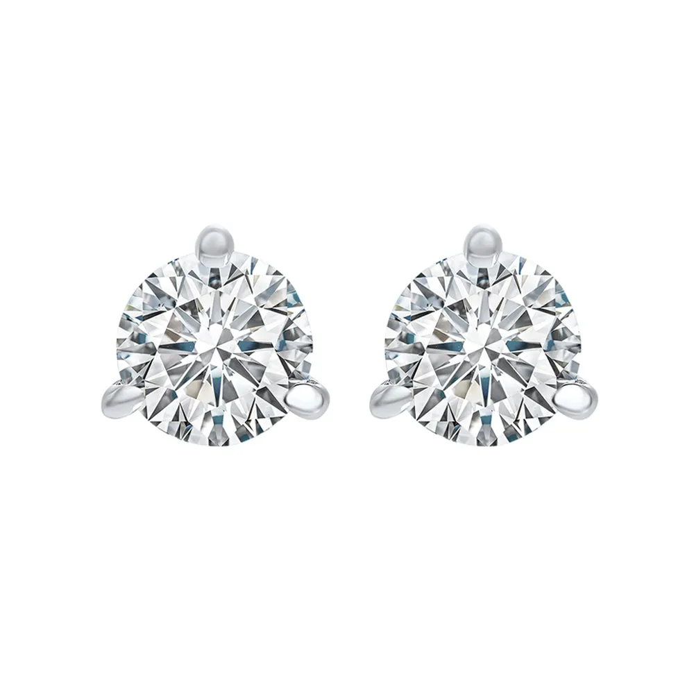 18KT WHITE GOLD DIAMOND (1 1/2CTW) EARRING