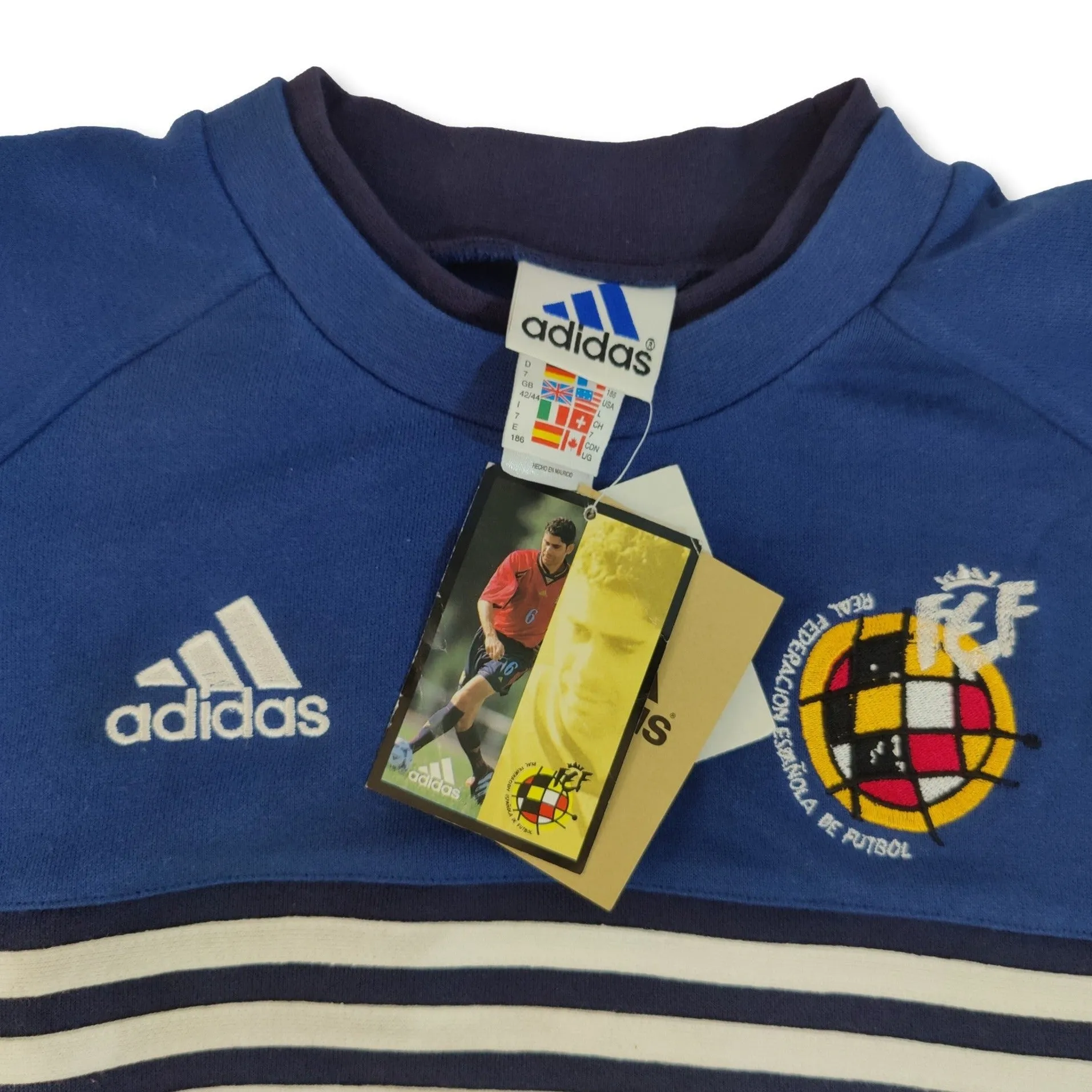 1998 Spain Adidas sweatshirt BNWT