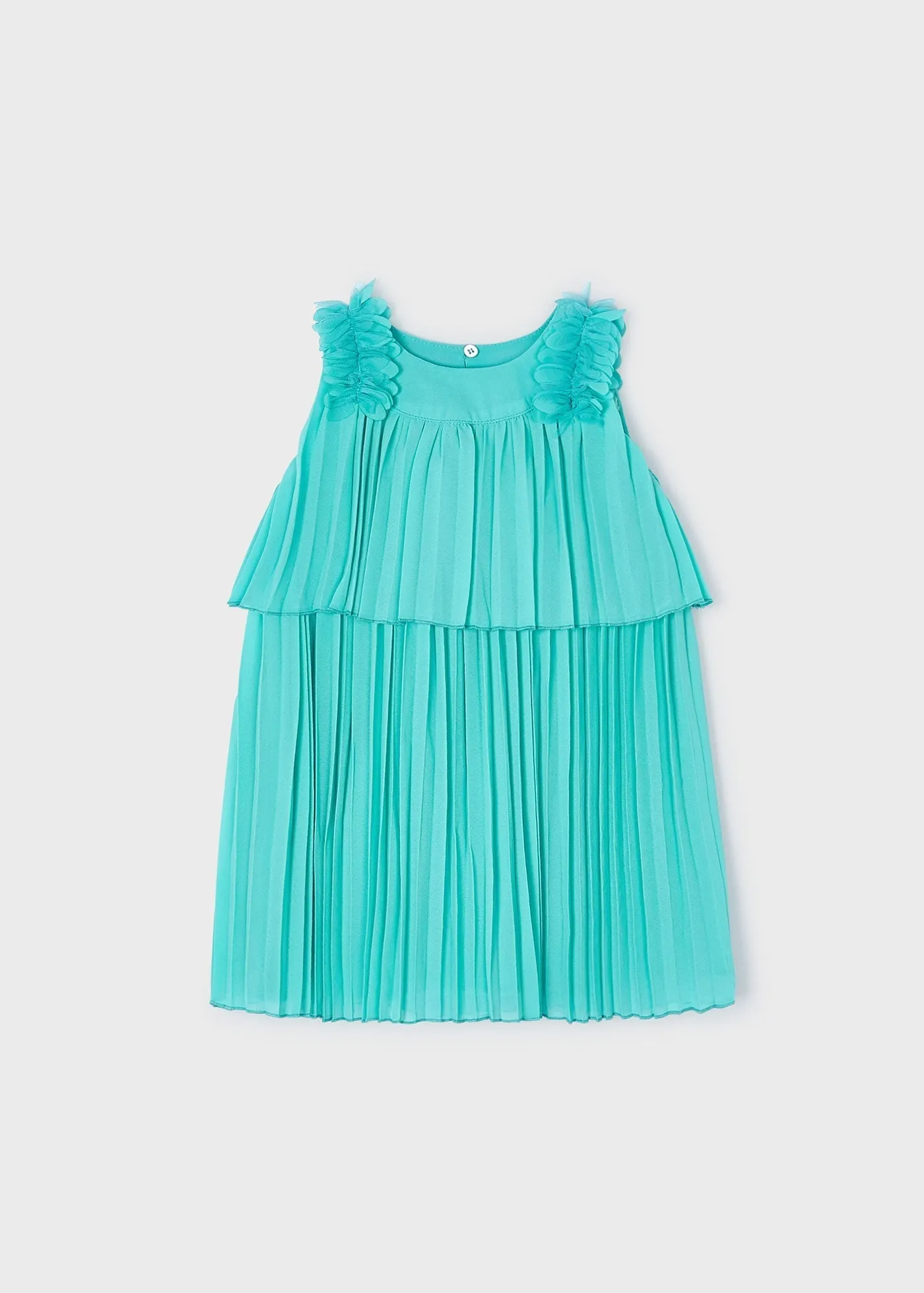 3920 - Pleated dress for girl - Jade