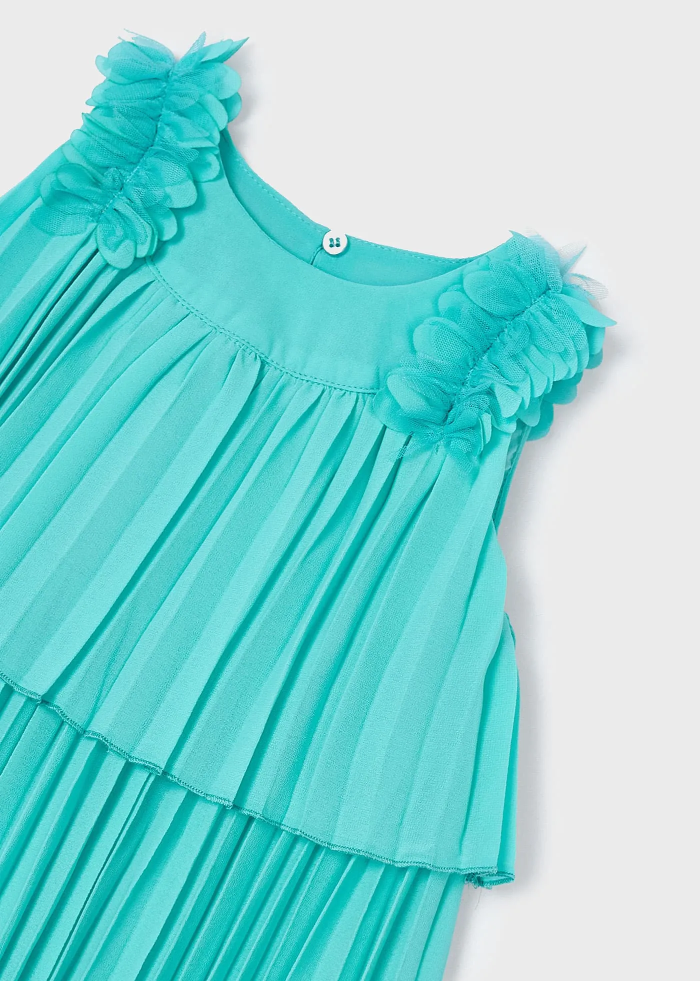 3920 - Pleated dress for girl - Jade