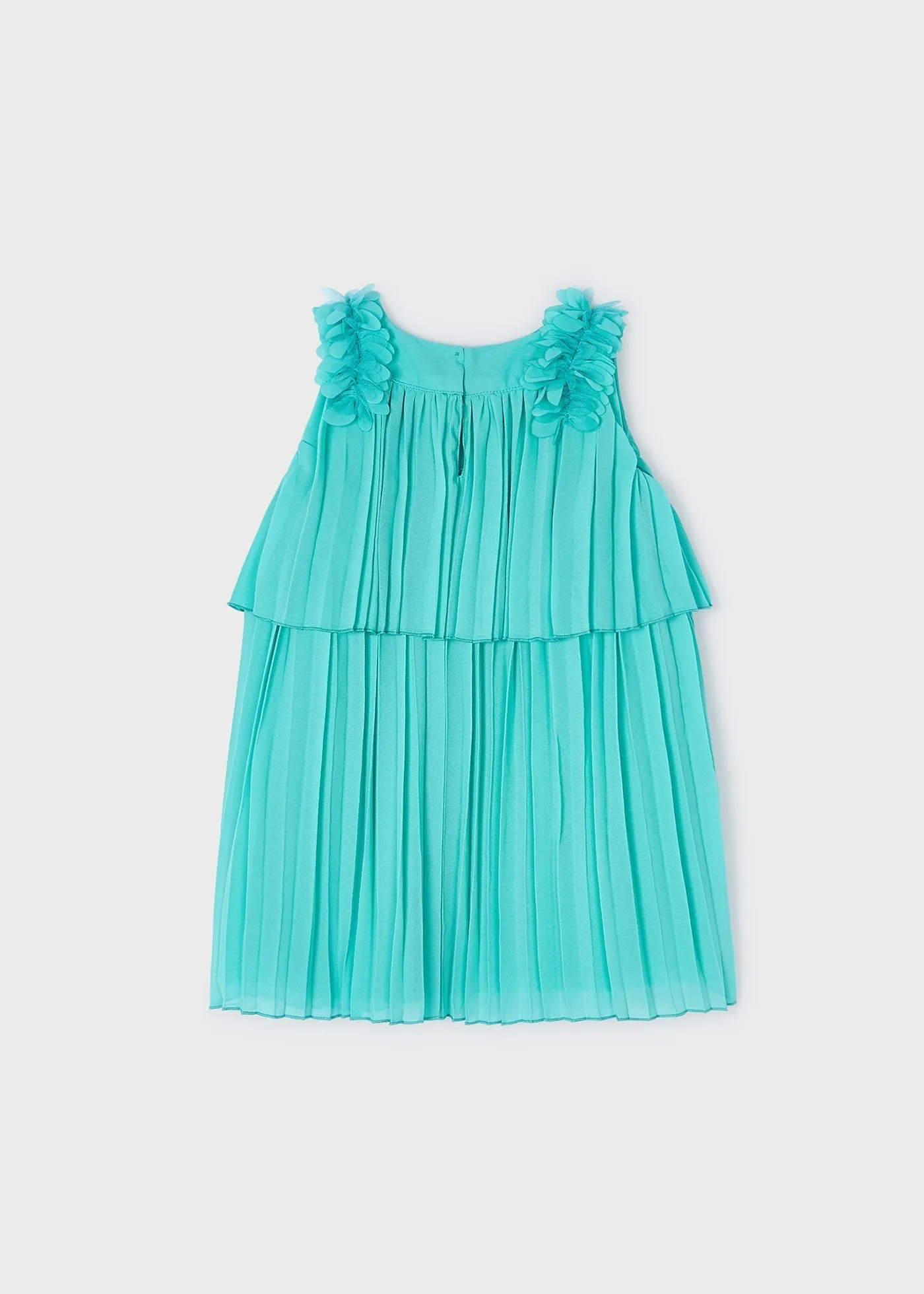 3920 - Pleated dress for girl - Jade