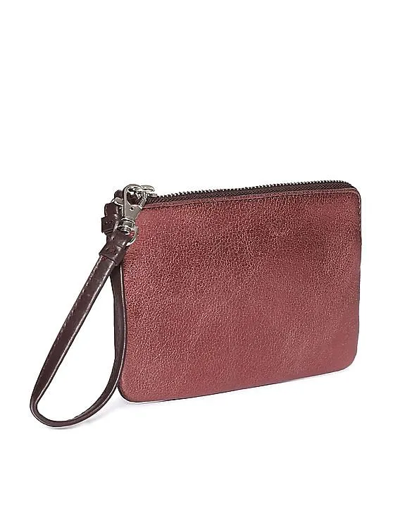 Aeropostale Metallic Wristlet