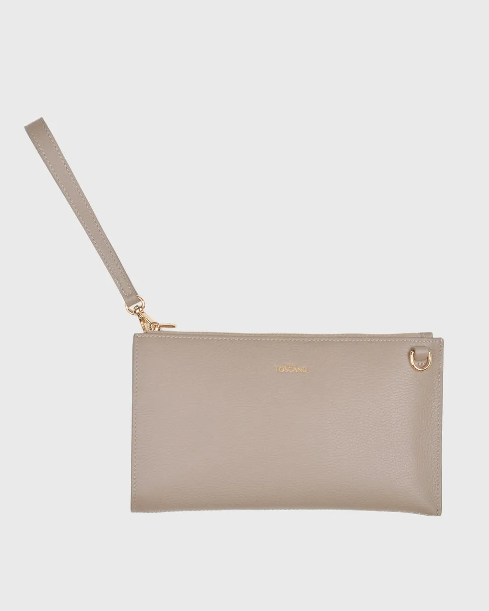 Aimee Wristlet Clutch (Grey)