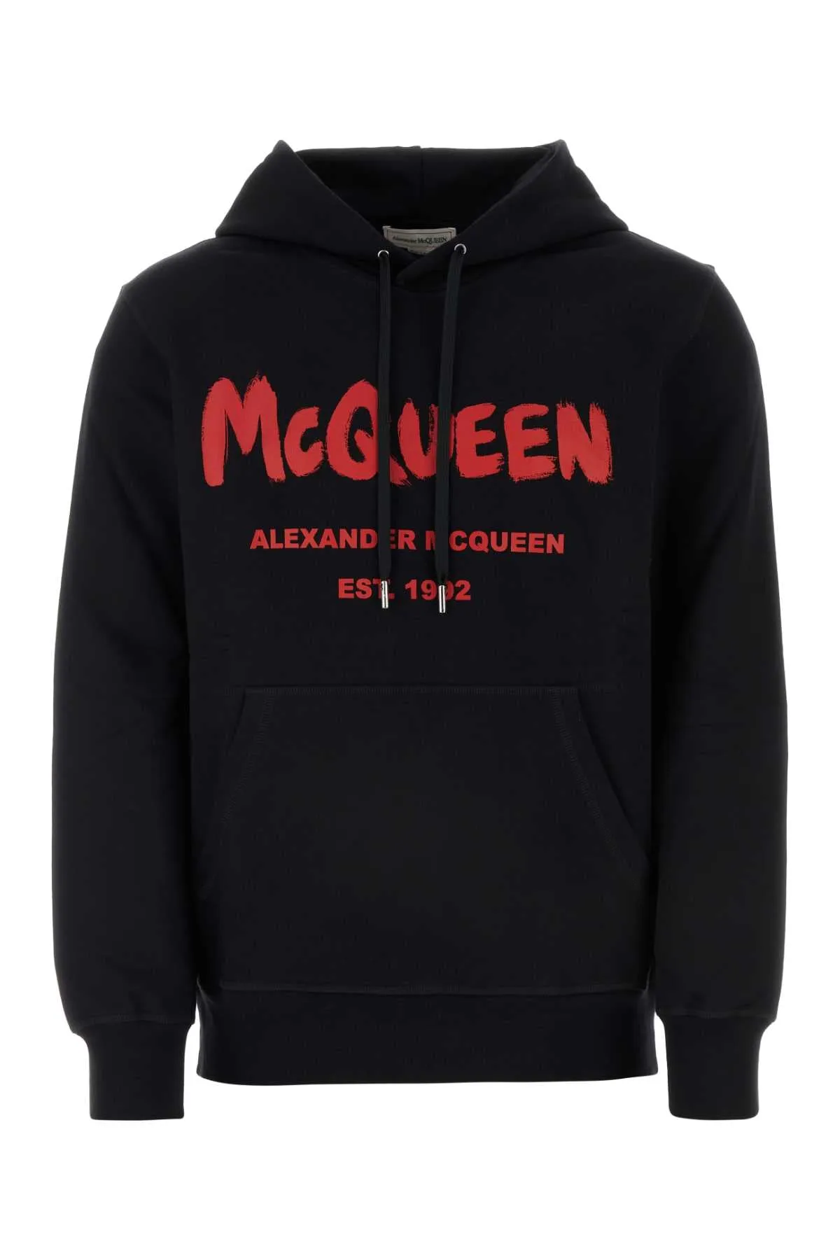 Alexander Mcqueen Black Cotton Sweatshirt