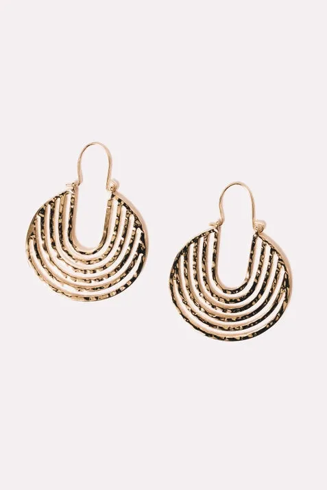 Anjuli Hoop Earrings - 18K Gold Plating