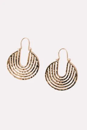 Anjuli Hoop Earrings - 18K Gold Plating