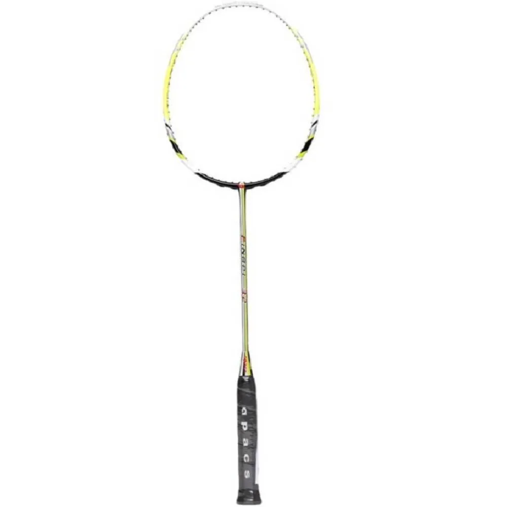 APACS Finapi 32 Unstrung Badminton Racquet (Black/Yellow)