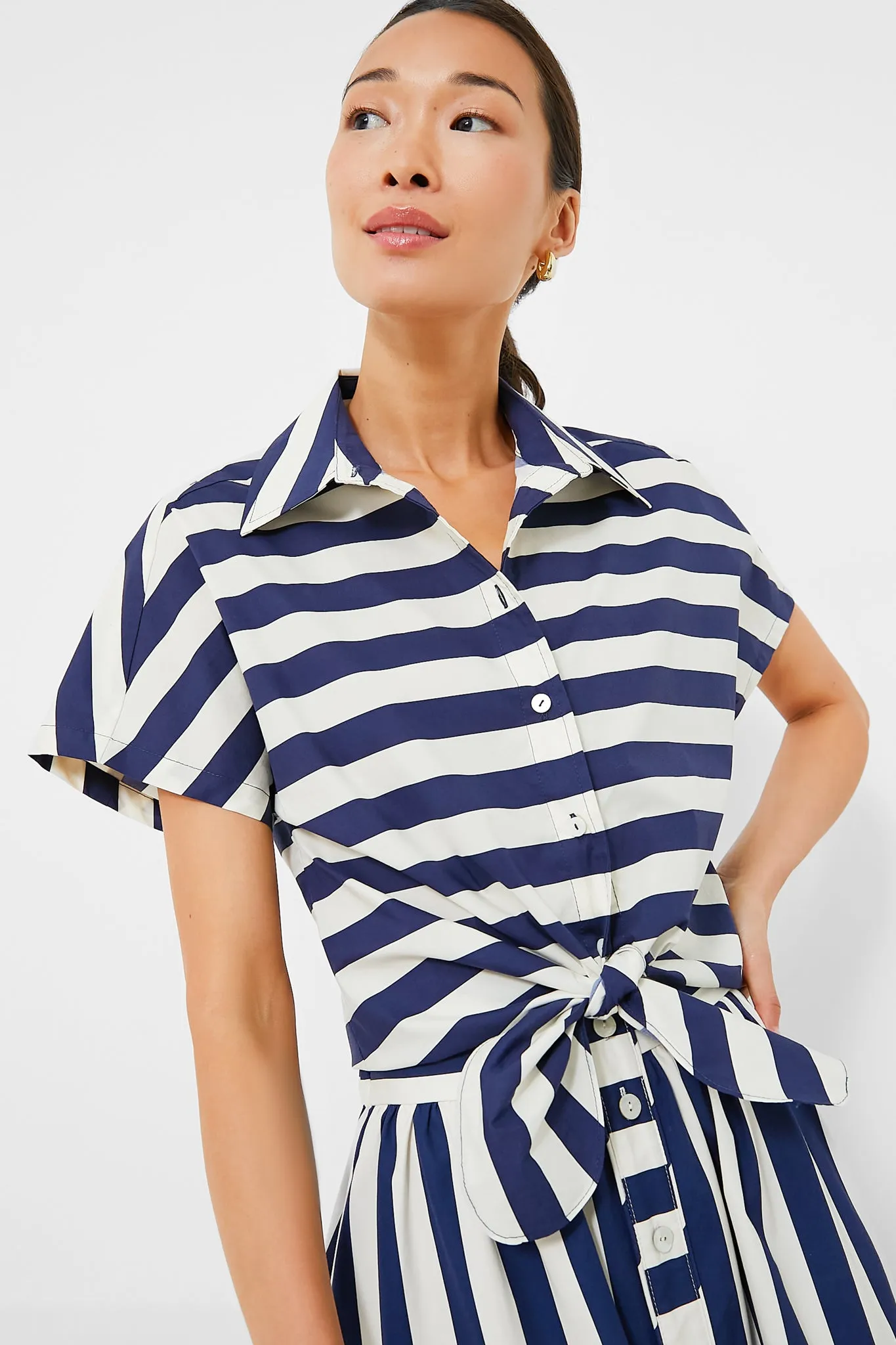 Awning Stripe Connor Blouse