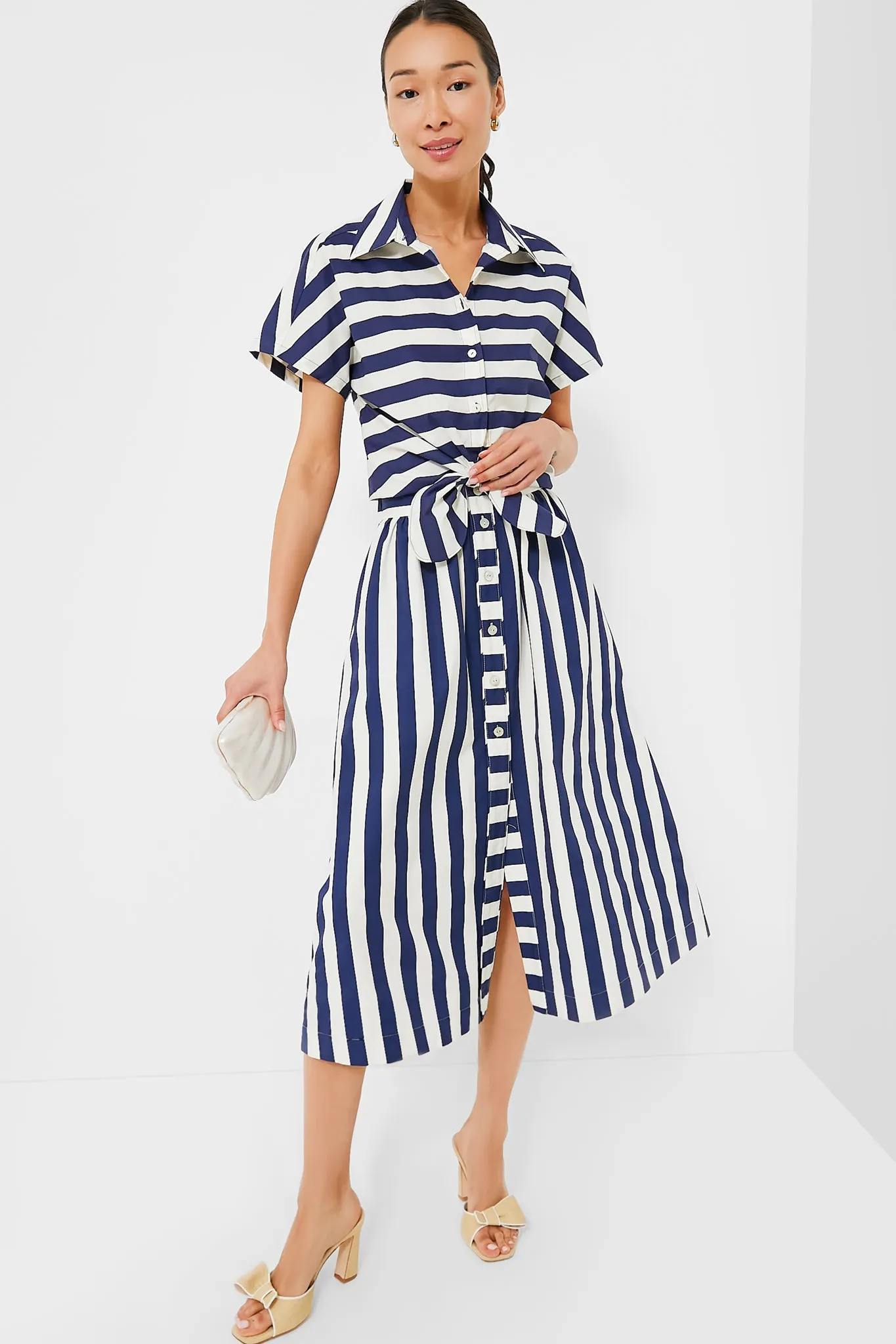 Awning Stripe Connor Blouse