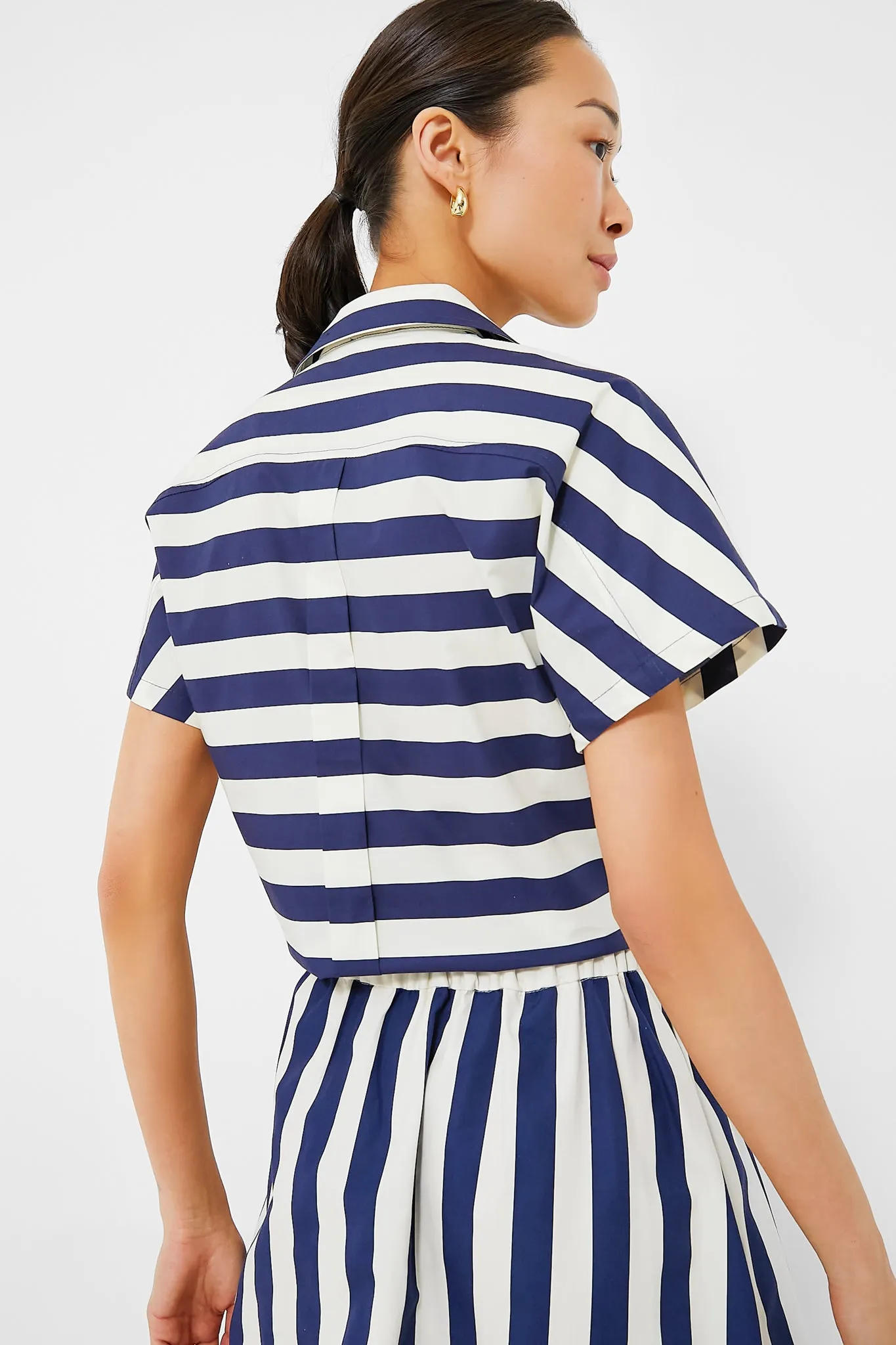 Awning Stripe Connor Blouse