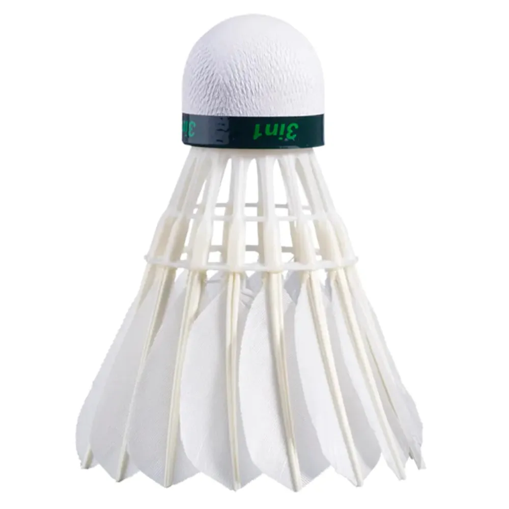 Babolat Hybrid Feather Badminton Shuttlecock (Pack Of 12)