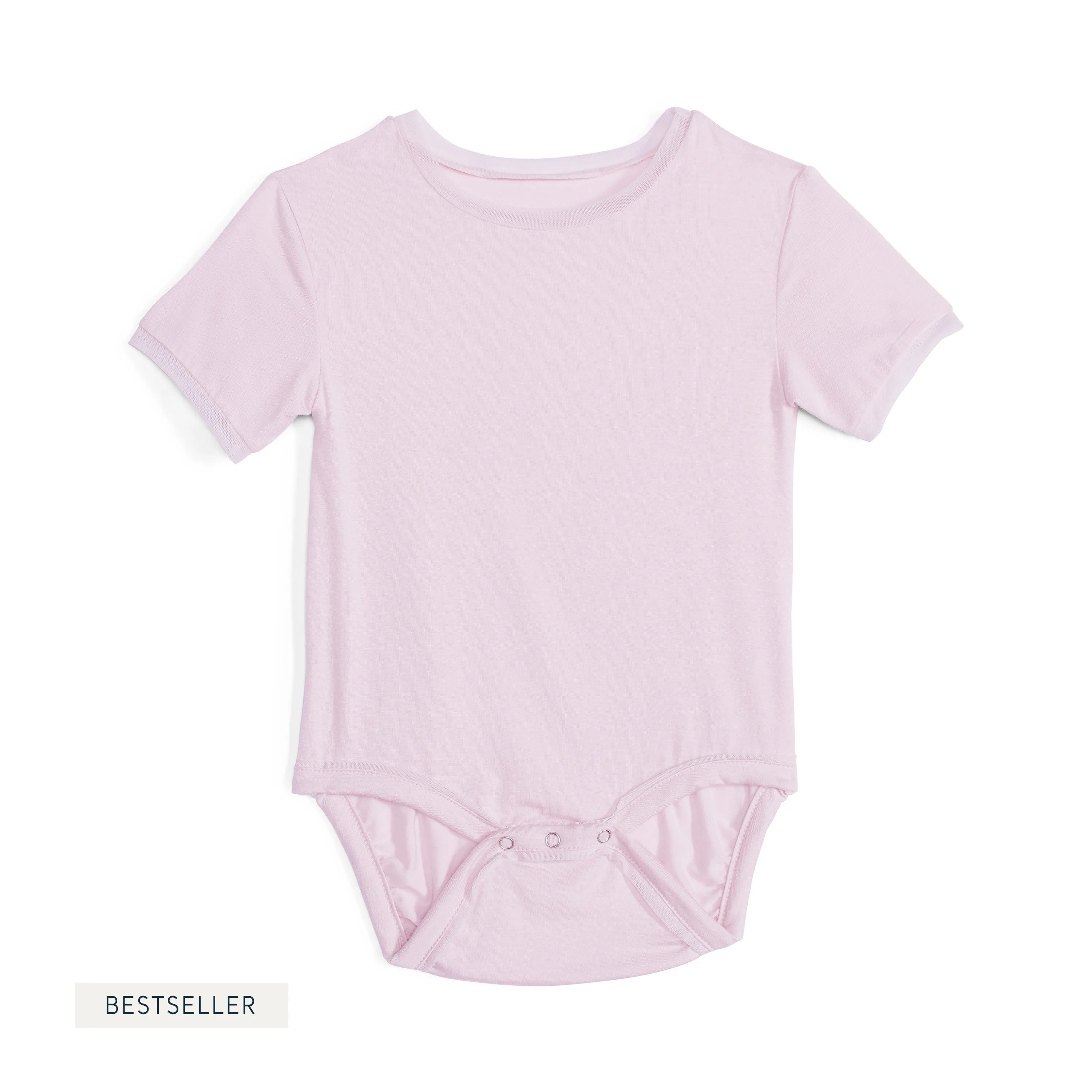 Baby Girls Cry-Free Short Sleeve Onesie with Mesh