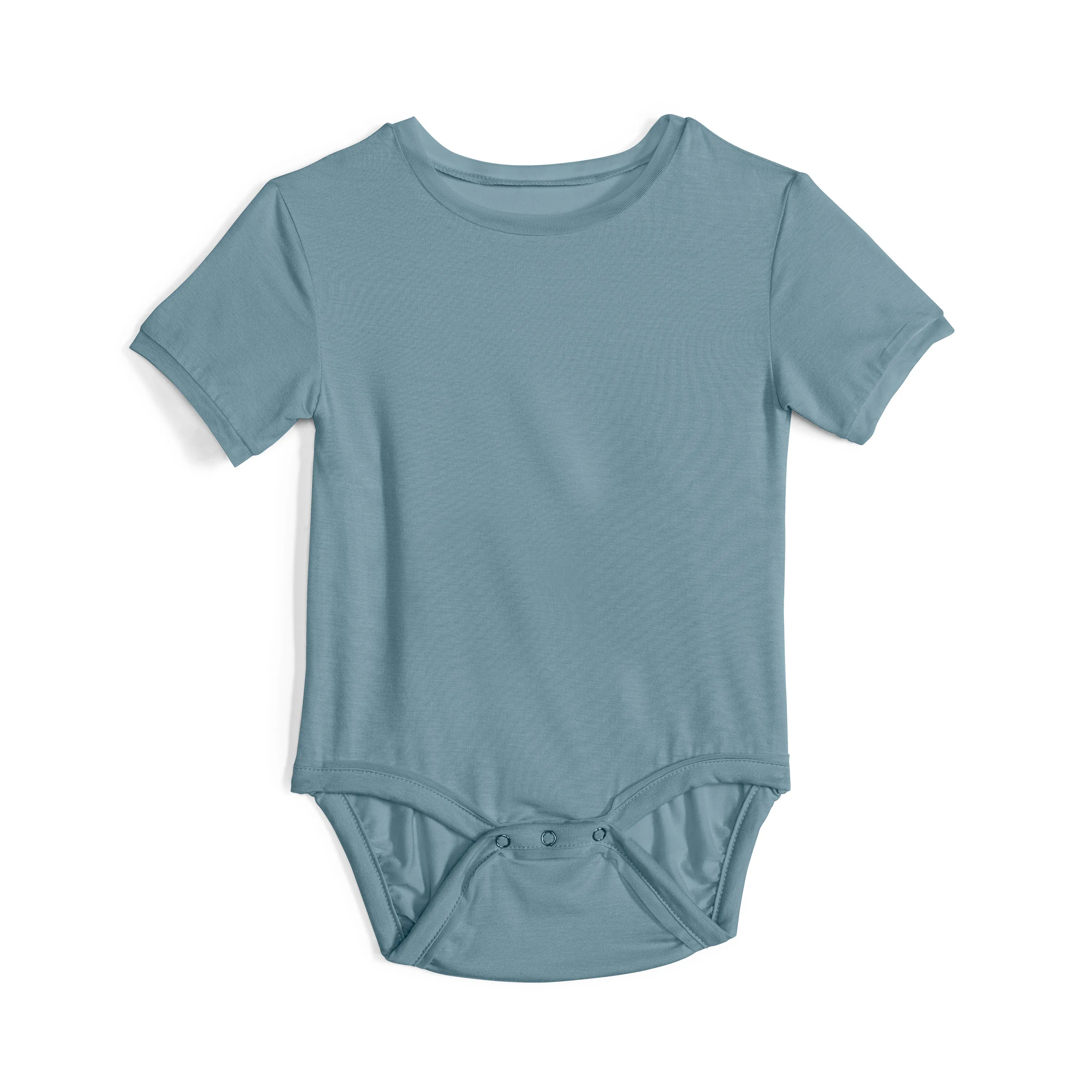 Baby Girls Cry-Free Short Sleeve Onesie with Mesh