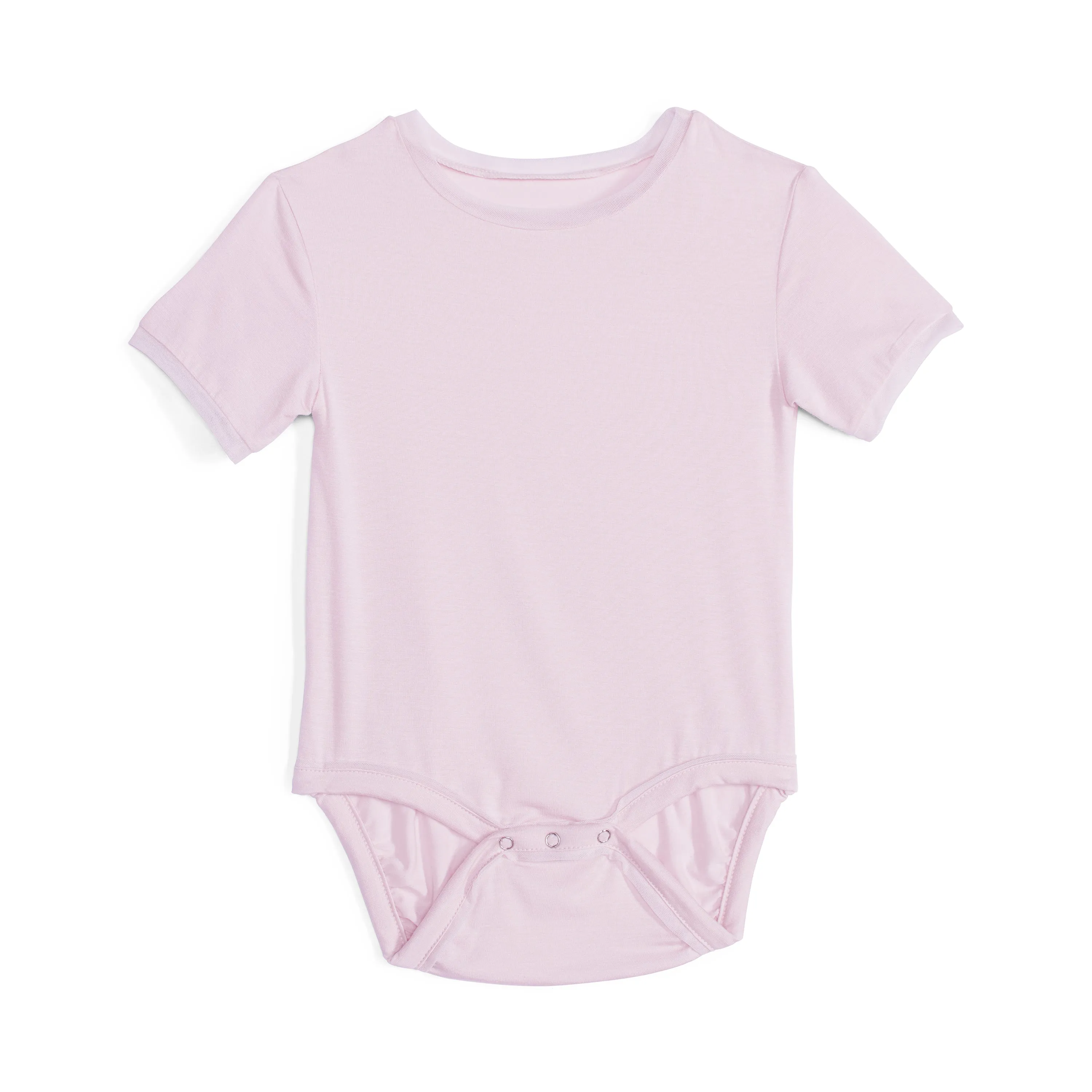 Baby Girls Cry-Free Short Sleeve Onesie with Mesh