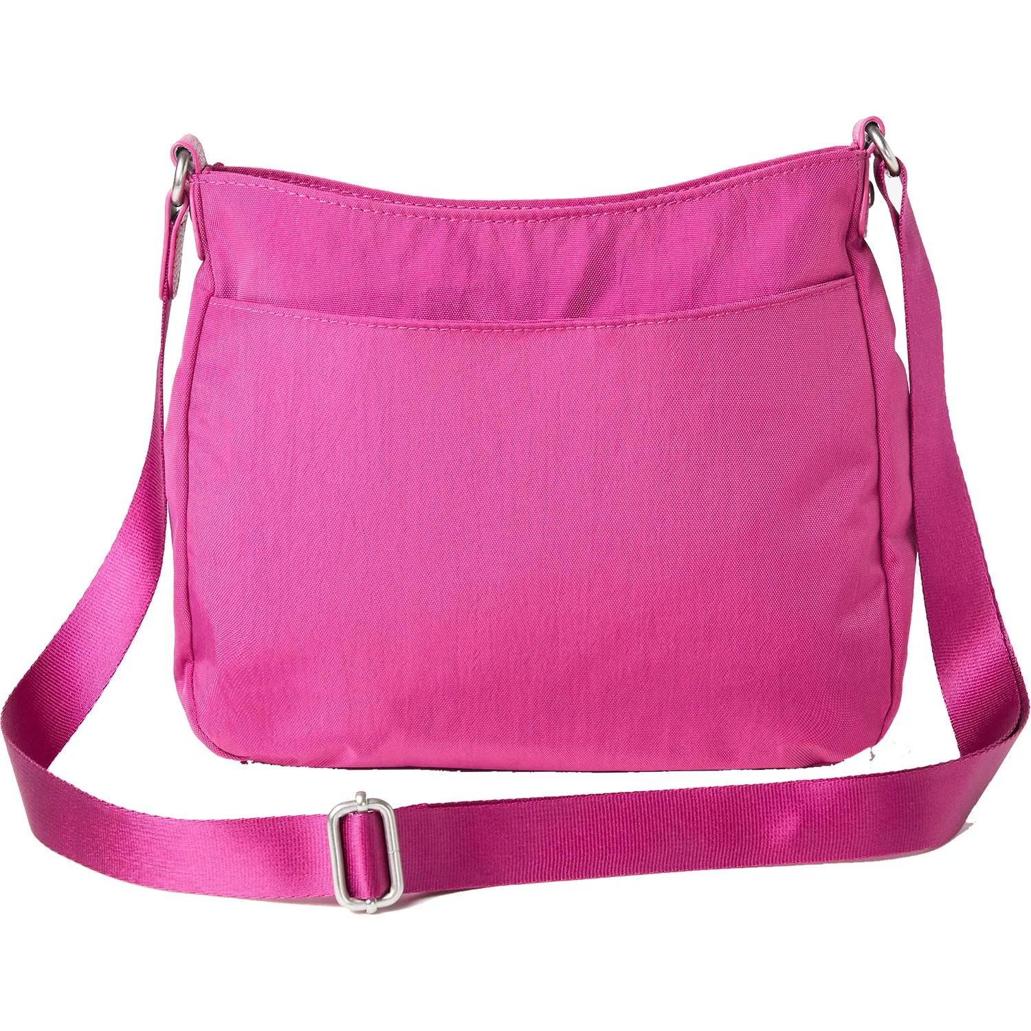 Baggallini Uptown Bagg with RFID Phone Wristlet Deep Fuchsia