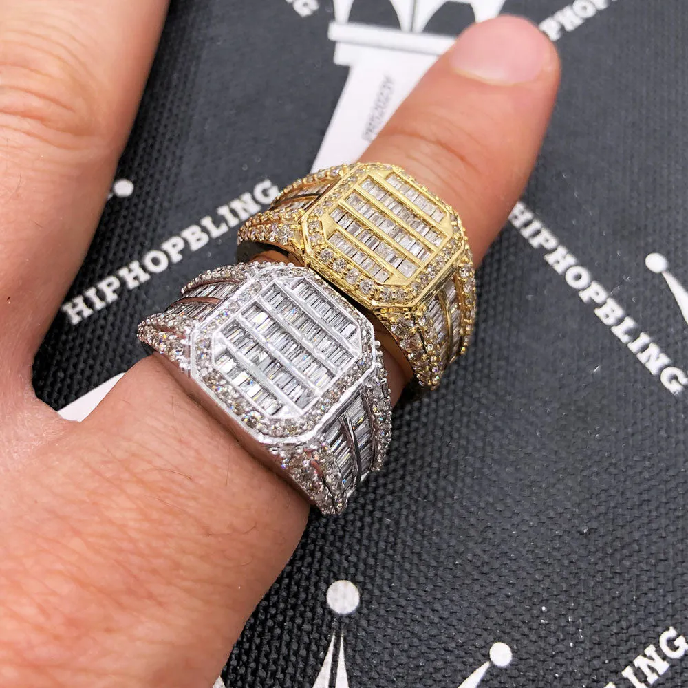 Baguette CEO Diamond Ring 2.10cttw 10K Gold