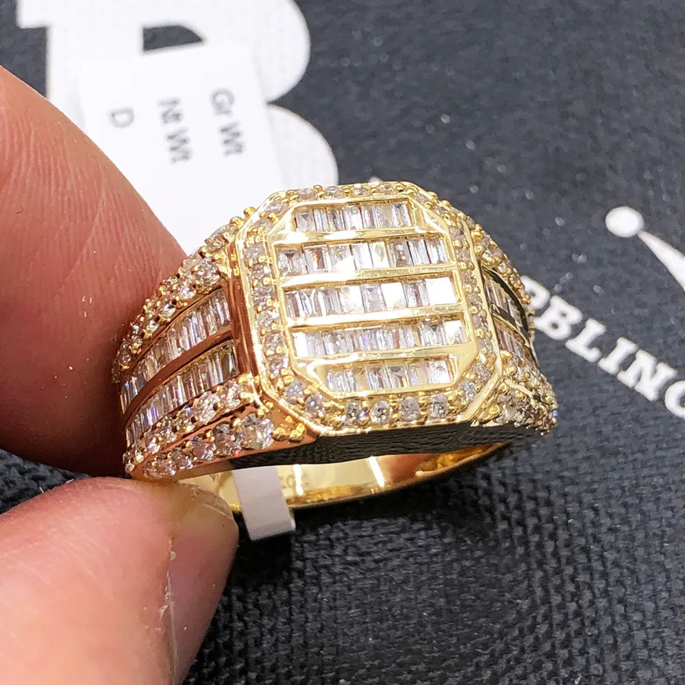 Baguette CEO Diamond Ring 2.10cttw 10K Gold