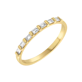 Baguette Row Ring