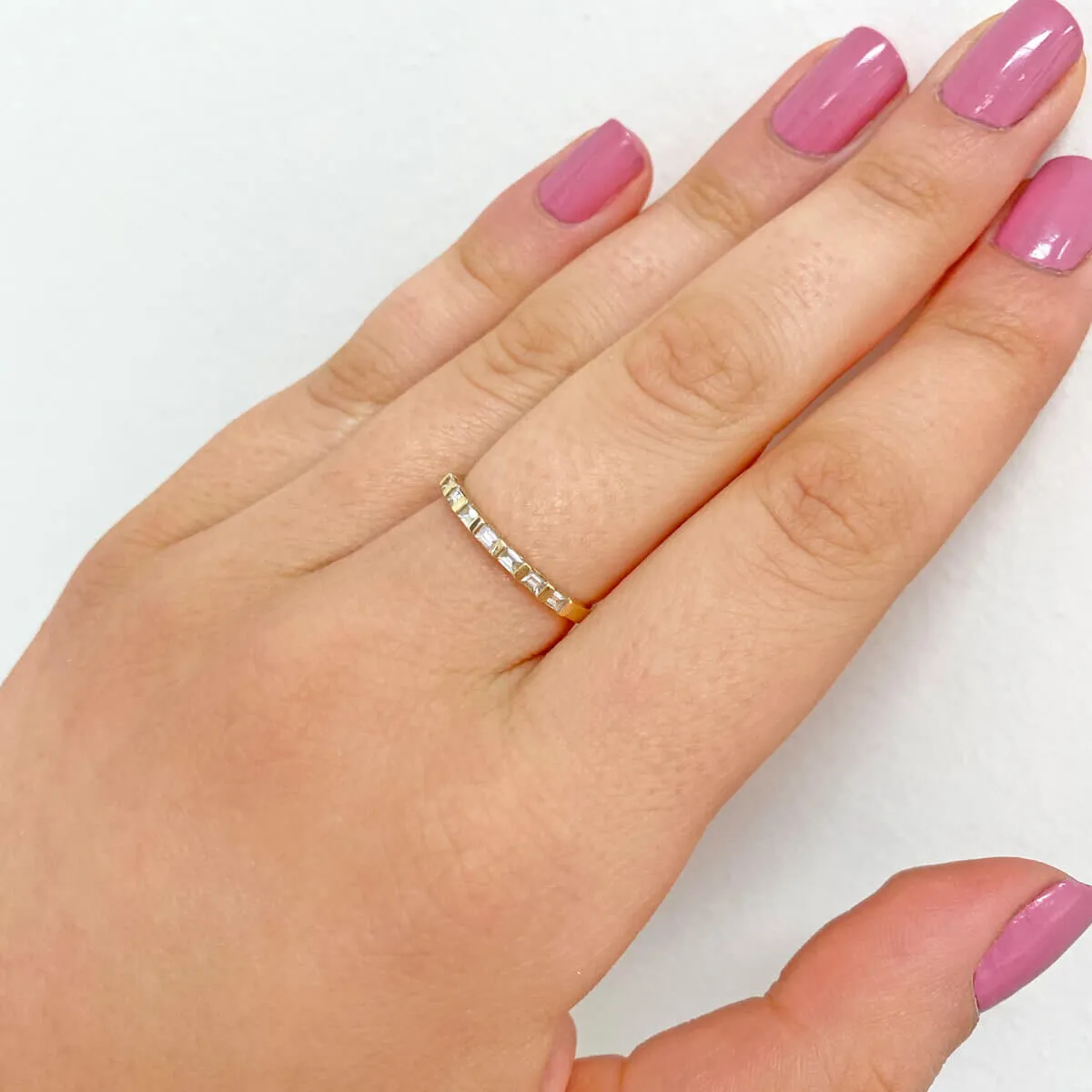 Baguette Row Ring