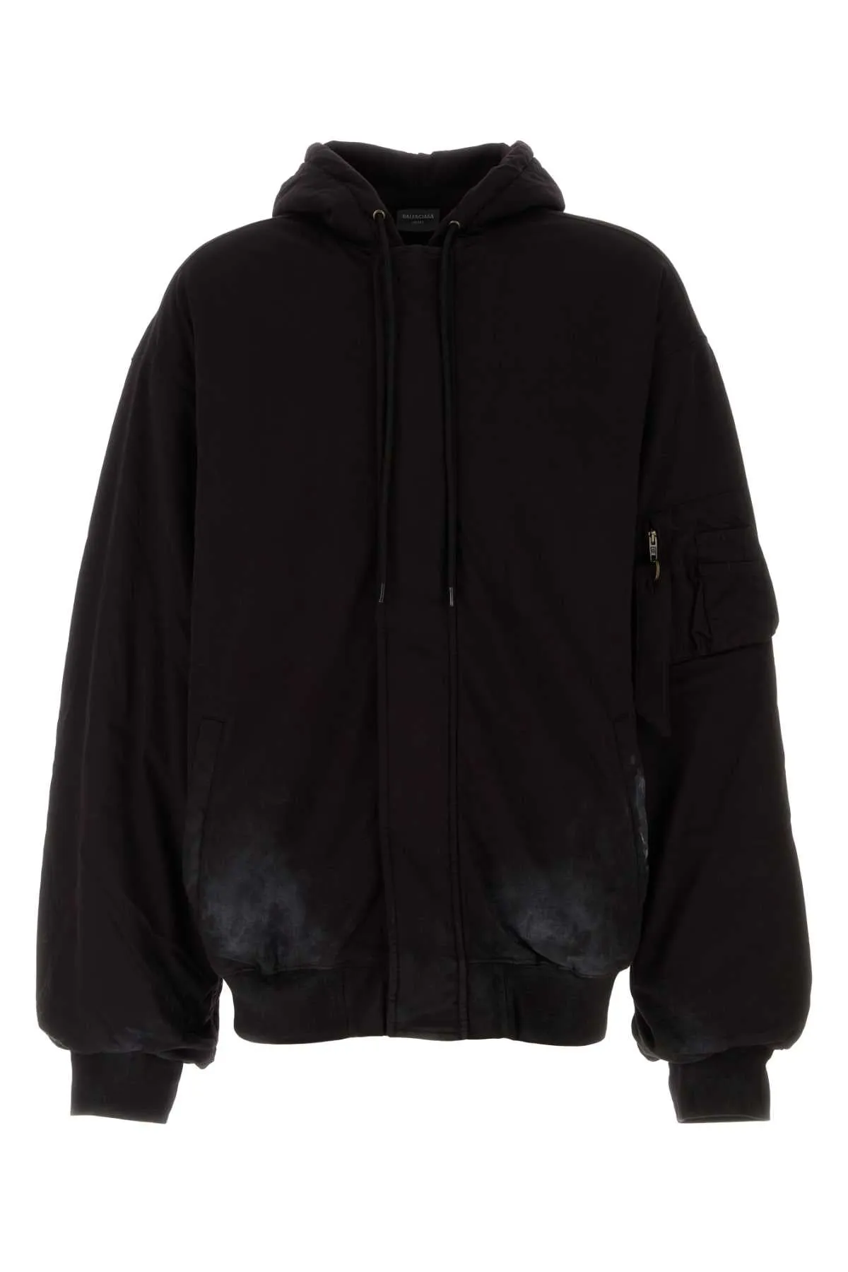 Balenciaga Black Cotton Oversize Sweatshirt