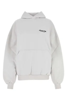 Balenciaga Chalk Cotton Sweatshirt