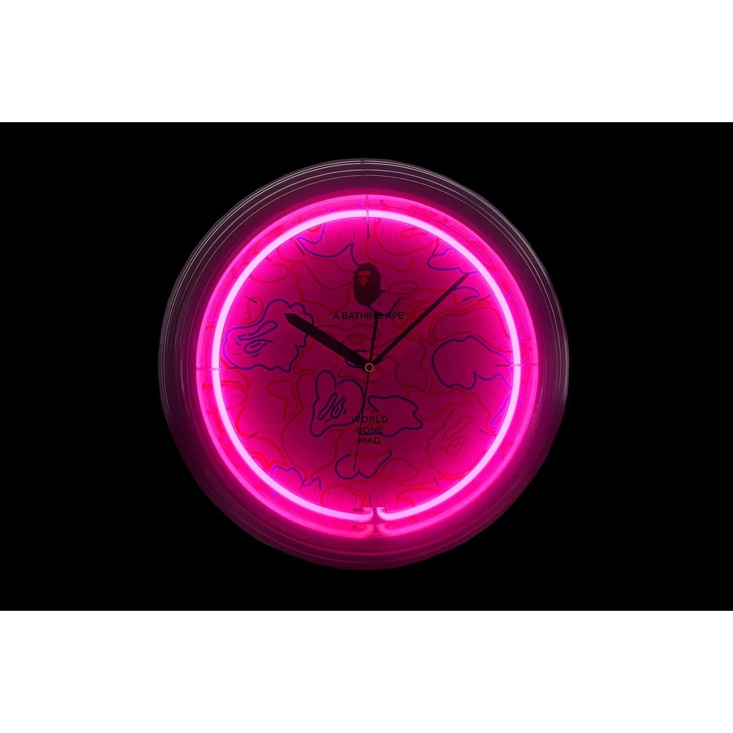 BAPE NEON CLOCK