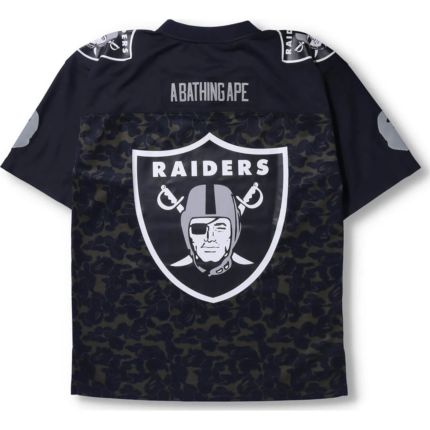 BAPE X MITCHELL & NESS NFL OAKLAND RAIDERS LEGACY JERSEY MENS