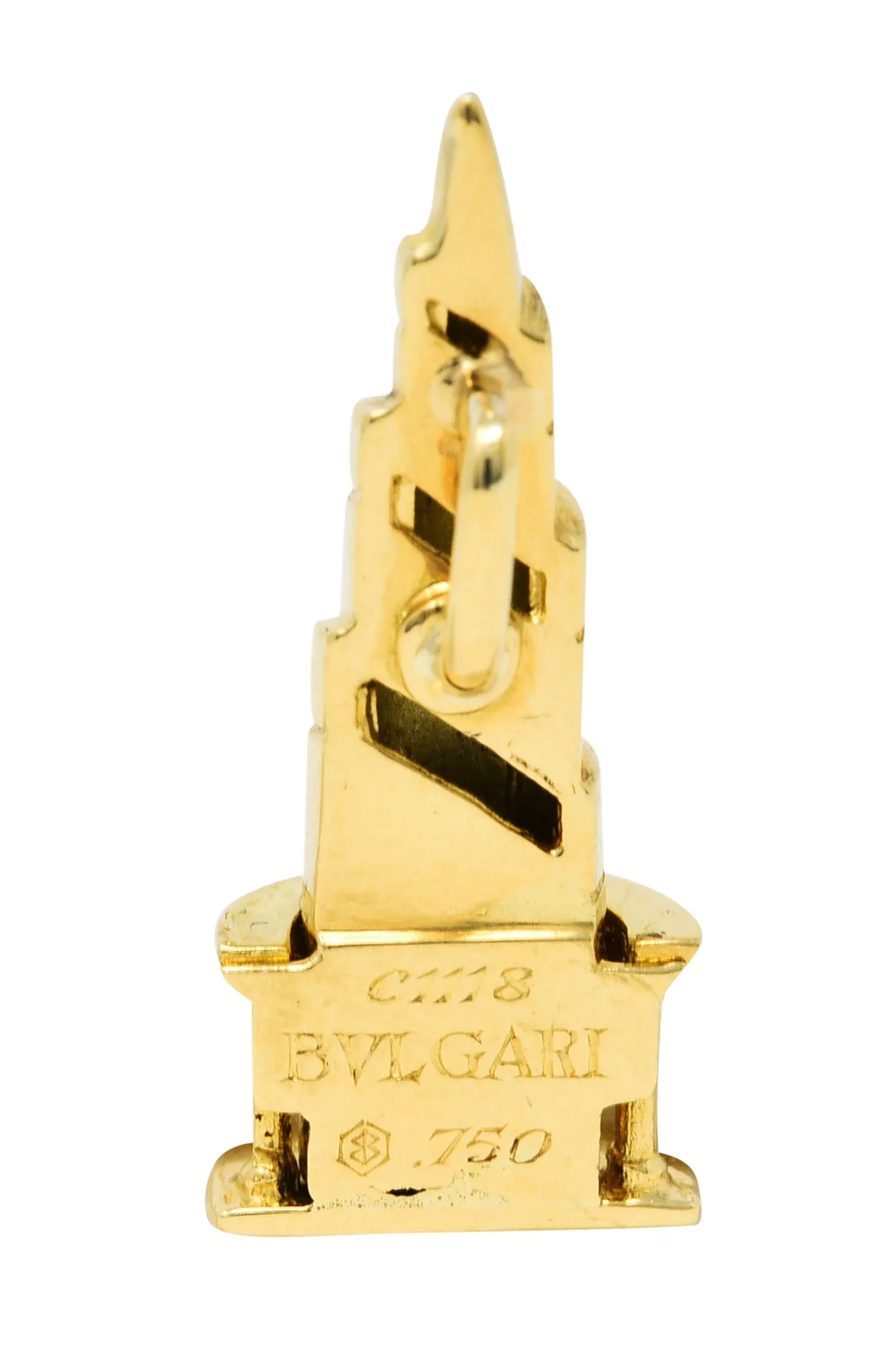 Bulgari 18 Karat Gold San'ivo Alla Sapienza Architecture Pendant