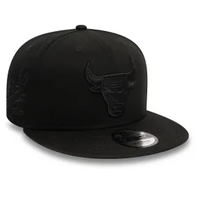 cap New Era 9FI Monochromy NBA Chicago Bulls - Black/Black - men´s