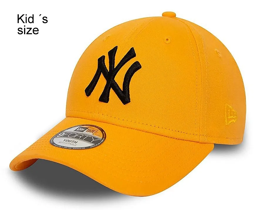 cap New Era 9FO Chyt League Ess. MLB New York Yankees Child - Papaya Smoothie/Black - kid´s