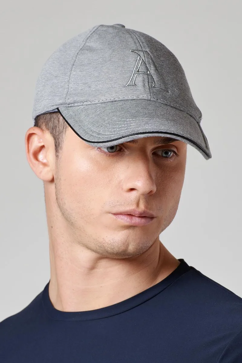 Cappellino grigio jersey stretch