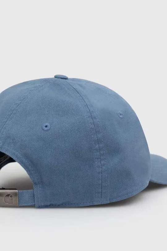 Carhartt WIP cotton baseball cap Madison Logo Cap blue color I023750.20EXX