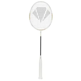 CARLTON Kinesis Vortex81 Unstrung Badminton Racquet (White/Gold)