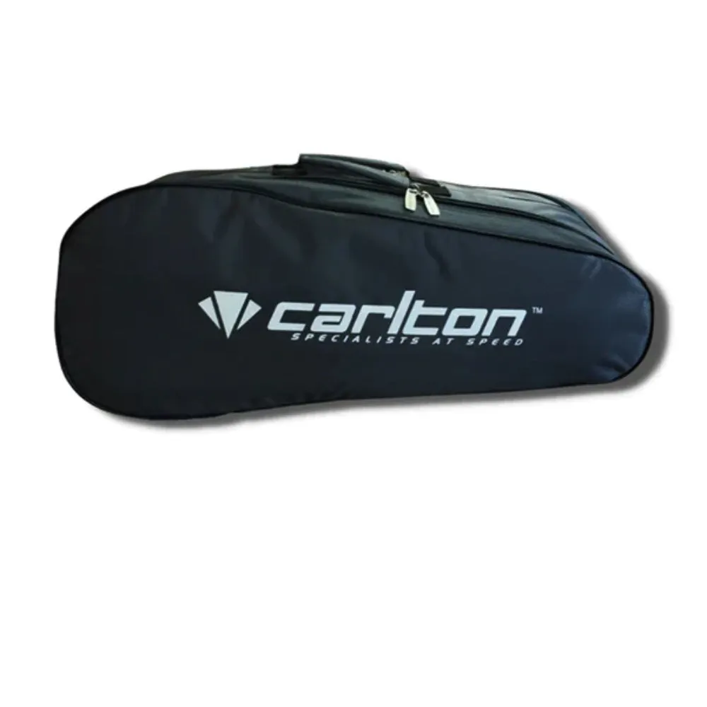 CARLTON Vapour Trail 2 Compartment Badminton Kit Bag (Black/Red)