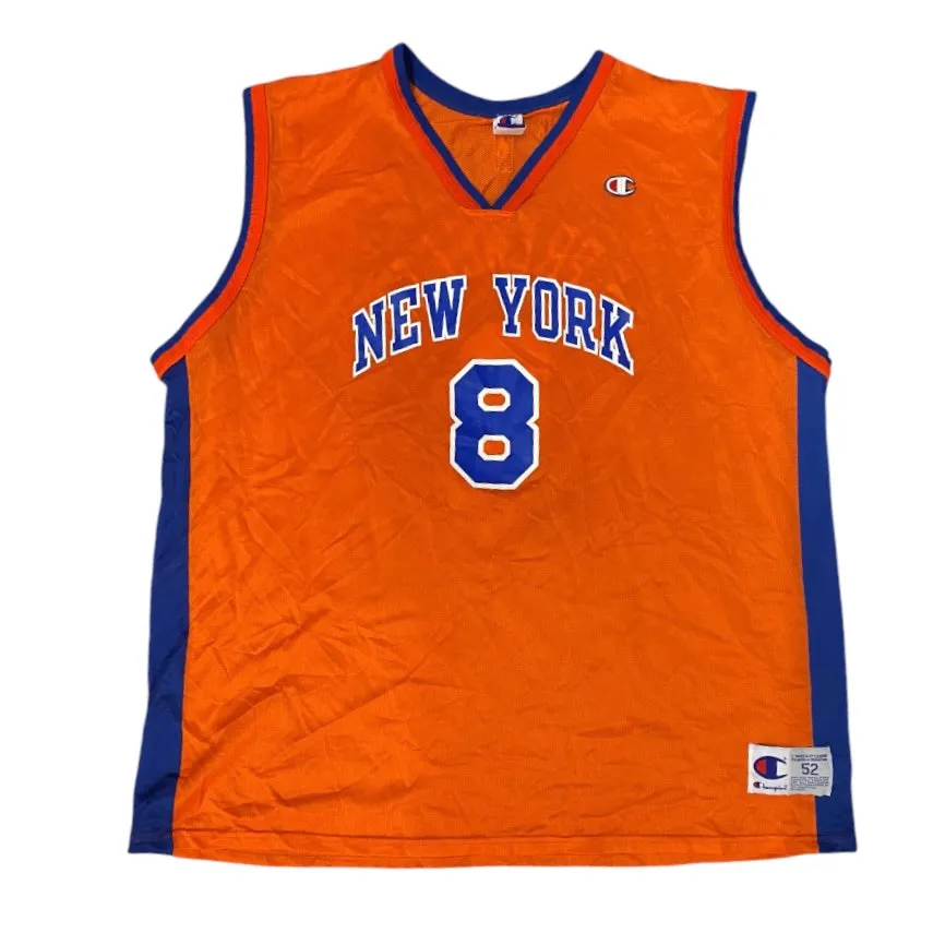 Champion NBA New York Knicks Latrell Sprewell Basketball Jersey