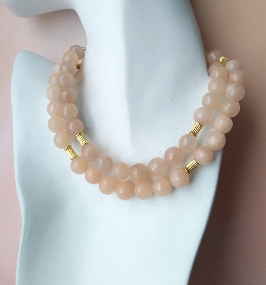 Chelsea Double Strand 10 Collarbone Necklace