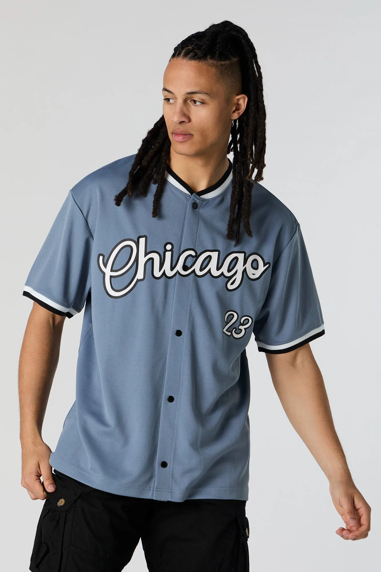 Chicago Graphic Mesh Baseball Jersey