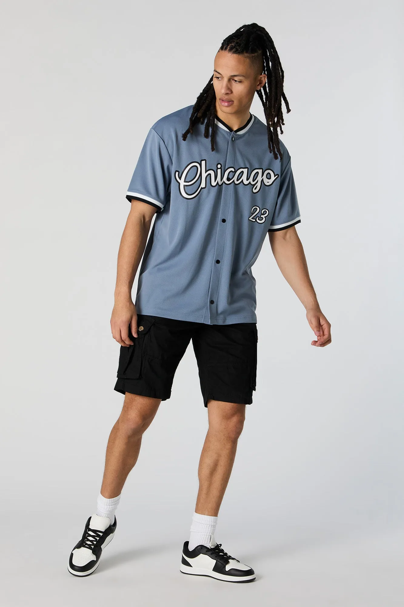 Chicago Graphic Mesh Baseball Jersey