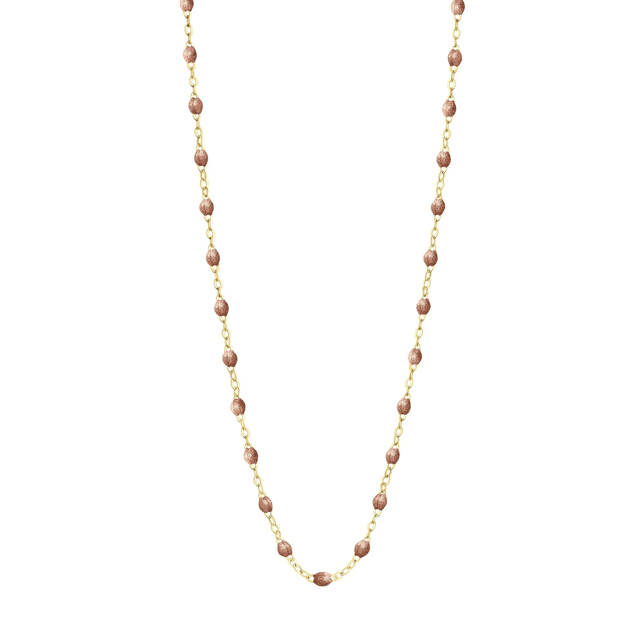 Classic Gigi Copper necklace, yellow gold, 16.5